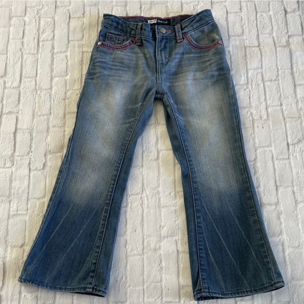 Levi’s Flared Bootcut Jeans Trim Girls Size 5